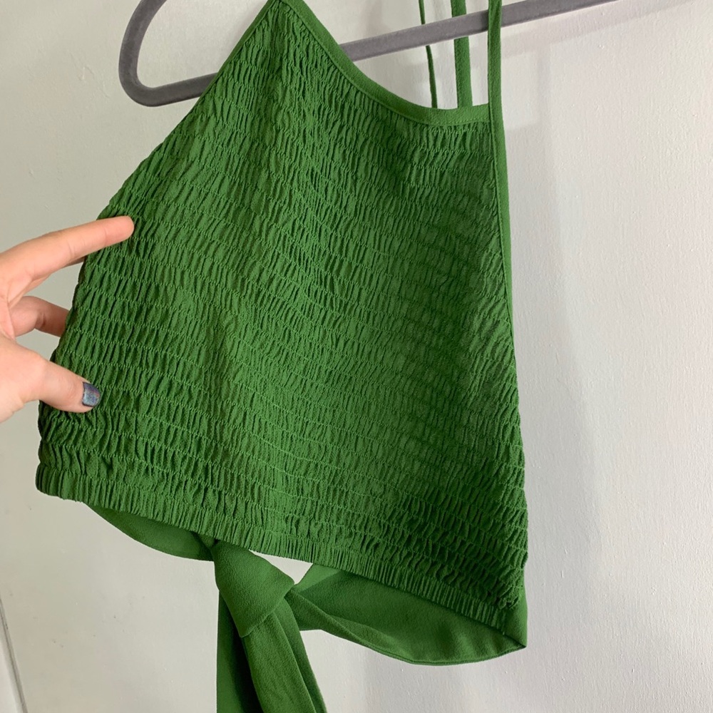 Women’s green crop top S